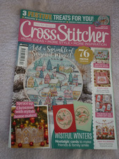 CROSS STITCHER MAGAZINE 429, CHRISTMAS, NATIVITY, TREE SKIRT, MOUSE HOUSE, CARDS