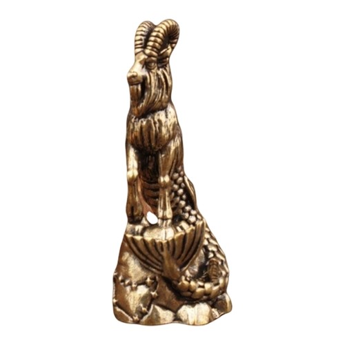 Artistic copper goat - copper,