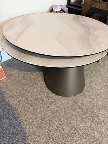 Round nested coffee table set - nested,