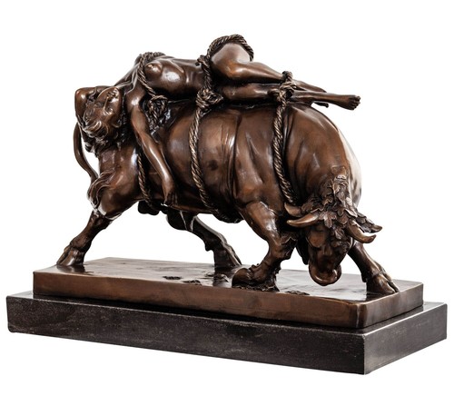 Bronze sculpture europa - bronze,