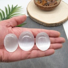 Selenite Palmstone White