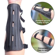 Archery Arm Guard Traditional Leather Bracer For Longbow & Bow Recur Prof