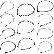 Metal Alice Band Wire Toothed