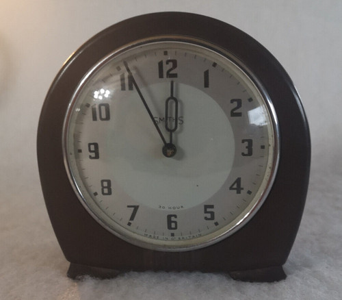 Smiths bakelite mantel - bakelite, clock