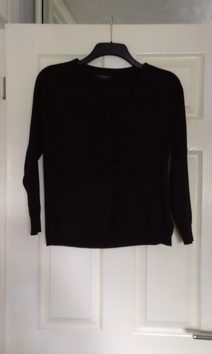 Ladies black cardigan - cardigan, size