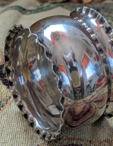 Large silver napkin ring
