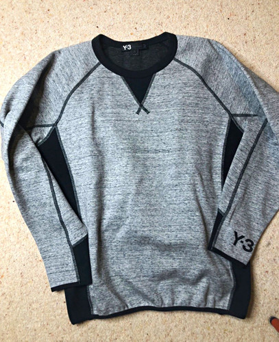 Men grey black - men's, crew