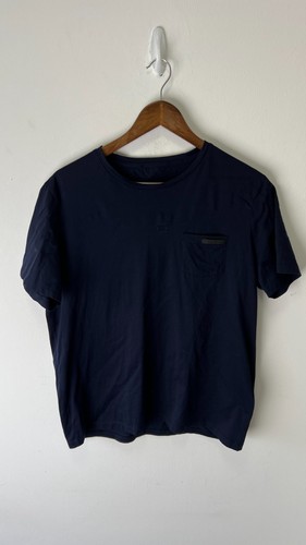 Prada shirt mens large - mens, navy