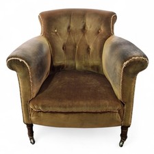 Antique edwardian tub chair - edwardian,