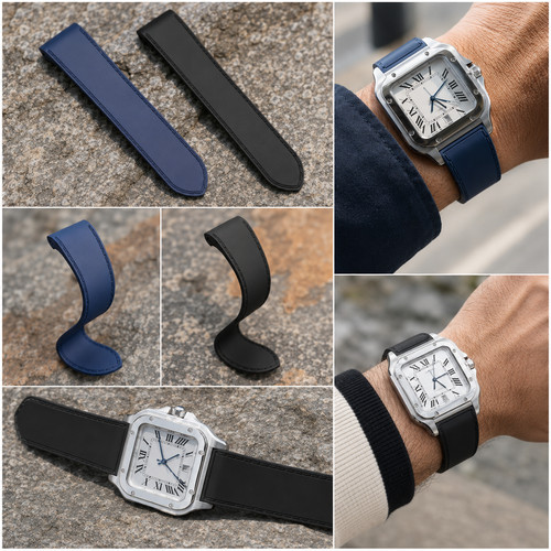 Silicone rubber watch - rubber, strap