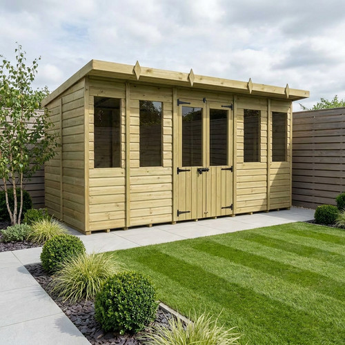 Pent summer house - house,