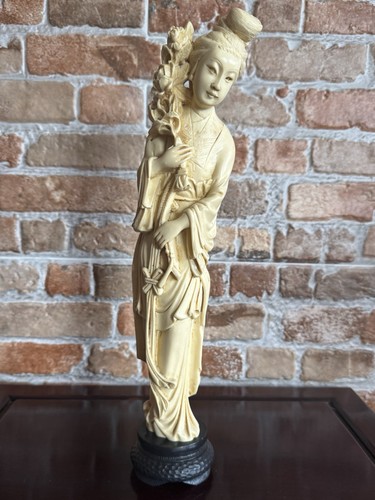 Vintage chinese resin guanyin - resin,