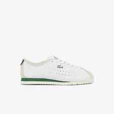 Lacoste Men's Club-Low Trainers in White and Green Shoes