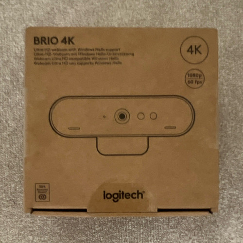 Logitech brio webcam - brio, 60fps