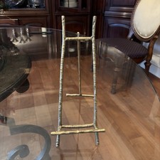 Vintage Brass Faux Bamboo