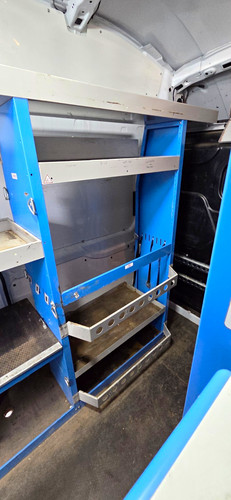 Racking unit trays for van - racking,