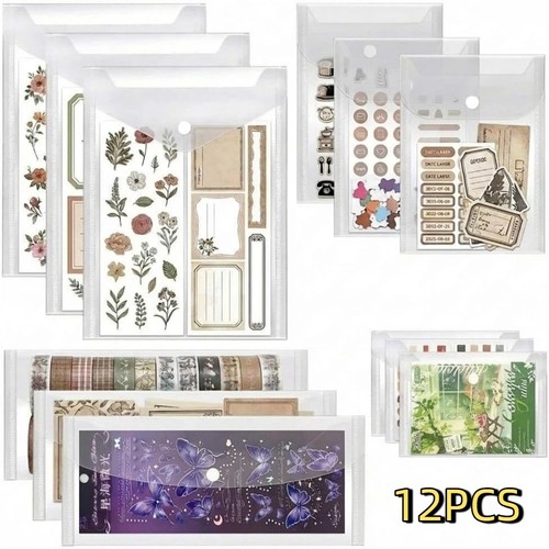 12pcs scrapbook stamp - stamp, storage