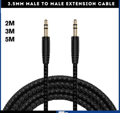Headphone aux cable - 2m, 5m