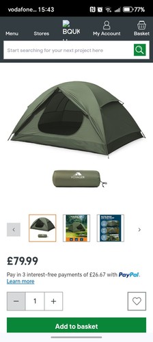 Voyager man tent waterproof - tent,