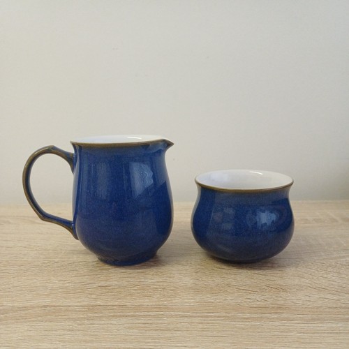 Denby imperial blue milk - denby,