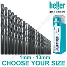10 PACK Heller HSS R Twist Drill Bit Set Metal Wood Plastic ALL SIZES 1mm - 13mm
