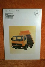 Brochure Mercedes Tipper 709 K