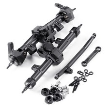 FLYXM Alum Front&Rear Axles Complete Set for Axial SCX24 All Model RC Crawlers