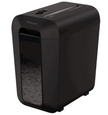 Fellowes LX65 Cross Cut Paper Shredder, Shreds 10 Sheets into 4x40mm Particles, 