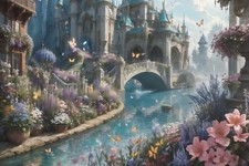 MAGICAL FAIRY CASTLE CANVAS