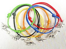 6 DINOSAUR FRIENDSHIP BRACELETS PARTY BAG FILLERS Tombola Prizes FAVOURS  Mix