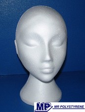 2 POLYSTYRENE FEMALE MANNEQUIN
