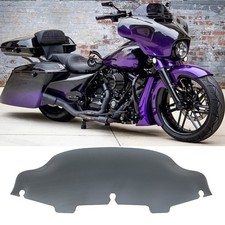 For Harley Davidson Electra Glide FLHTK 1996-13 Black Wave Windshield Windscreen