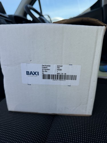 Baxi genuine boiler fan - fan, spare