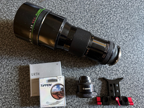 Optex canon 300mm 8 - canon, fd