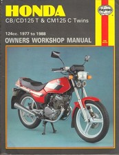 HONDA CB125 T,CD125 T BENLY,CM125,CB125 TWIN,SUPER DREAM,HAYNES MANUAL 1977-1988