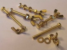 M4x40 brass hex head - hex,