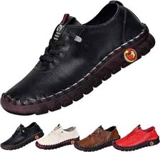 Ultra Comfort Soft Orthopedic Shoes for Women Leather Softsole 2024 New