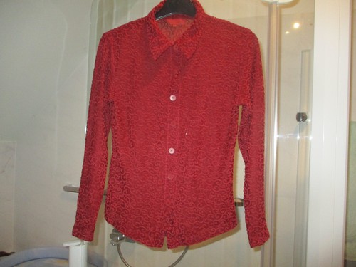 Burgundy blouse size - burgundy, evelin