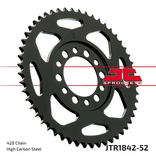 Sprocket rear 428 1pc - jt,