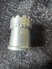 1984 Charles & Diana Pewter Stanhope Thimble with Secret Family Photo - V Rare