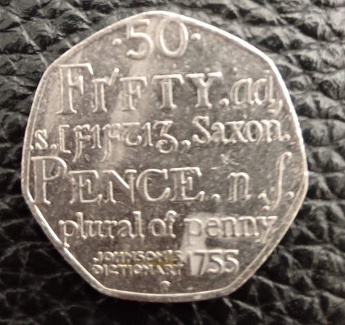 2005 50p fifty 50 - uk, 🇬🇧