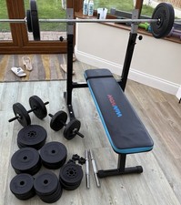 Bench press with Weighs And