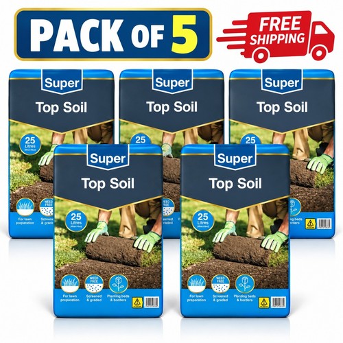 125l garden top soil - top, 25l
