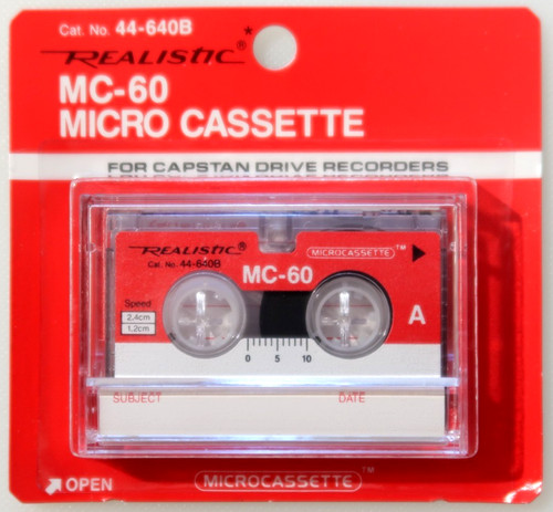 Realistic micro cassette - realistic,