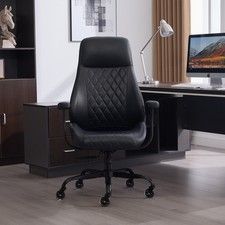 Diamond Quilted PU Leather