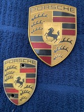 PORSCHE BONNET BADGE & Wheel Centre Badge