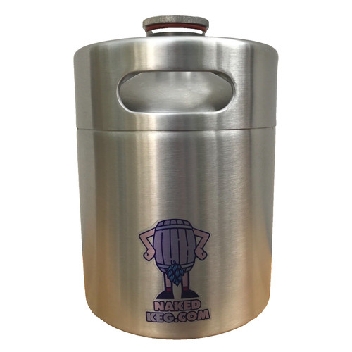 Mini keg beer growler 64oz - mini, 2l