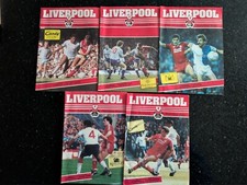 Liverpool FC Football Programmes, Anfield Review Vintage 1987/88 Bundle, Job Lot