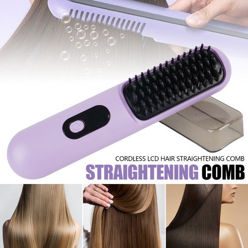 Hair straightening comb - hair,