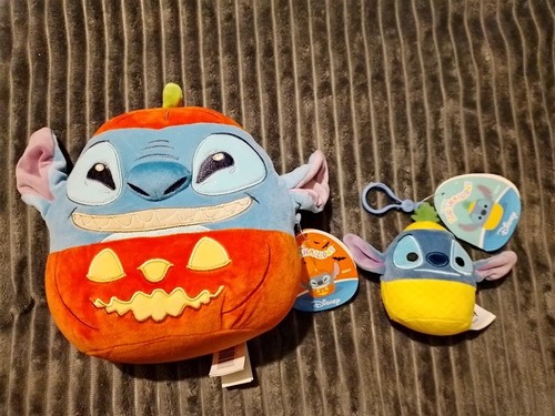 Stitch squishmallow pumpkin - squishmallow,